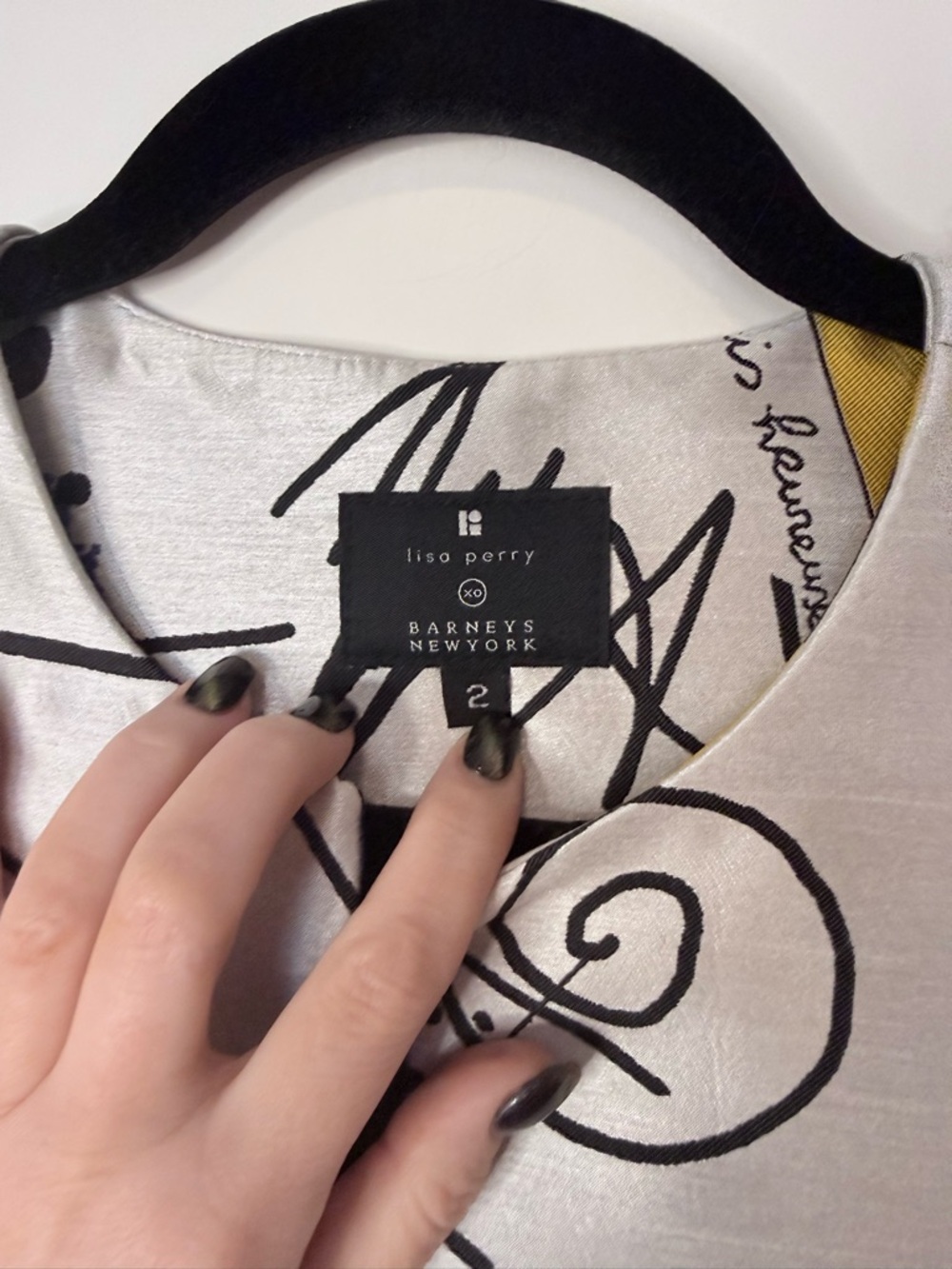 Lisa Perry x Barneys New York Matching Dress & Coat Set – Size 2 – Mod Art Luxe - Picture 6 of 6